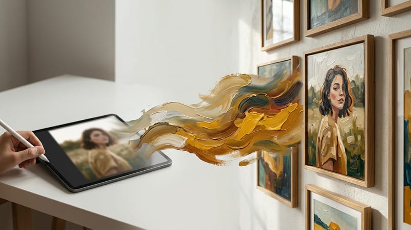 custom painting from photo - Art data and analysis